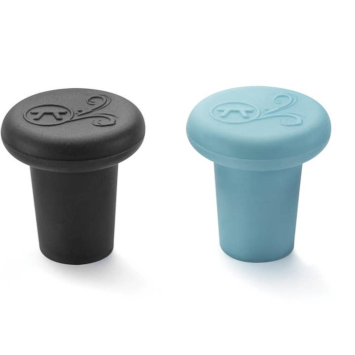 Fox Run Brands - Wholesale Wine stopper - Outset Wine Bottle Stopper, Silicone, Set of 4, 1.3" x 1.3"5