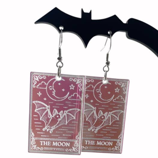 Brincos de Cartas de Tarot Iridescentes por atacado de Cherry Moonlight Co