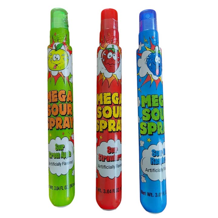 Grandpa Joe's Candy Shop - Wholesale Snack Bar - Mega Sour Spray 16ct Display1