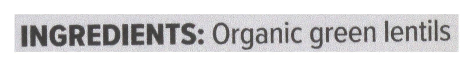 Everyday Supply Co - Wholesale Beans - ONE DEGREE LENTILS GREEN ORG - Case of 62