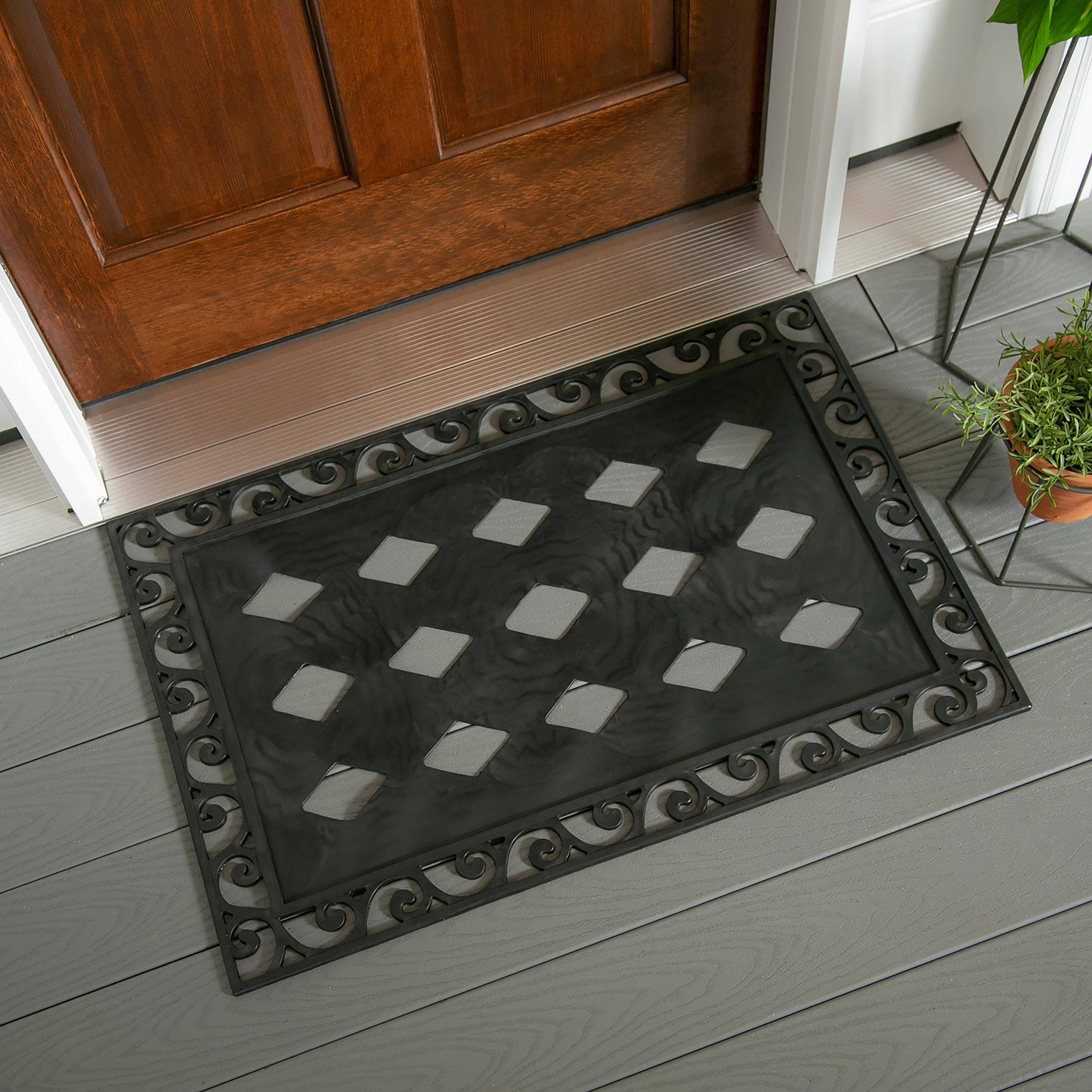Evergreen Enterprises - Wholesale Door Mat - Cutout Scroll Floor Mat Tray1