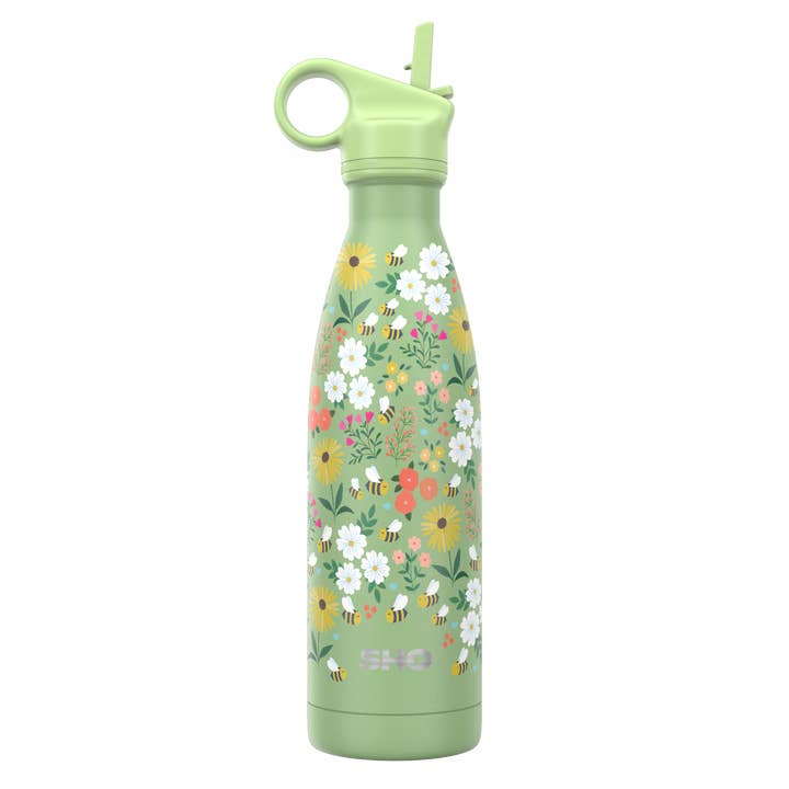SHO – wholesale Water bottle – Original Bottle & Straw Lid┃Insulated Reusable Water Bottle4