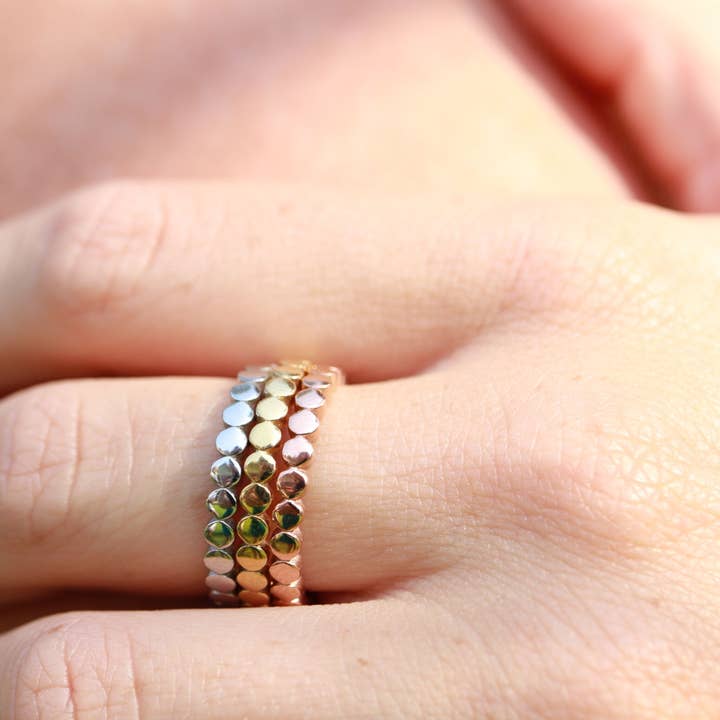 WJW - Wholesale Band/Stacked Ring - Flat Circle Stacking Ring