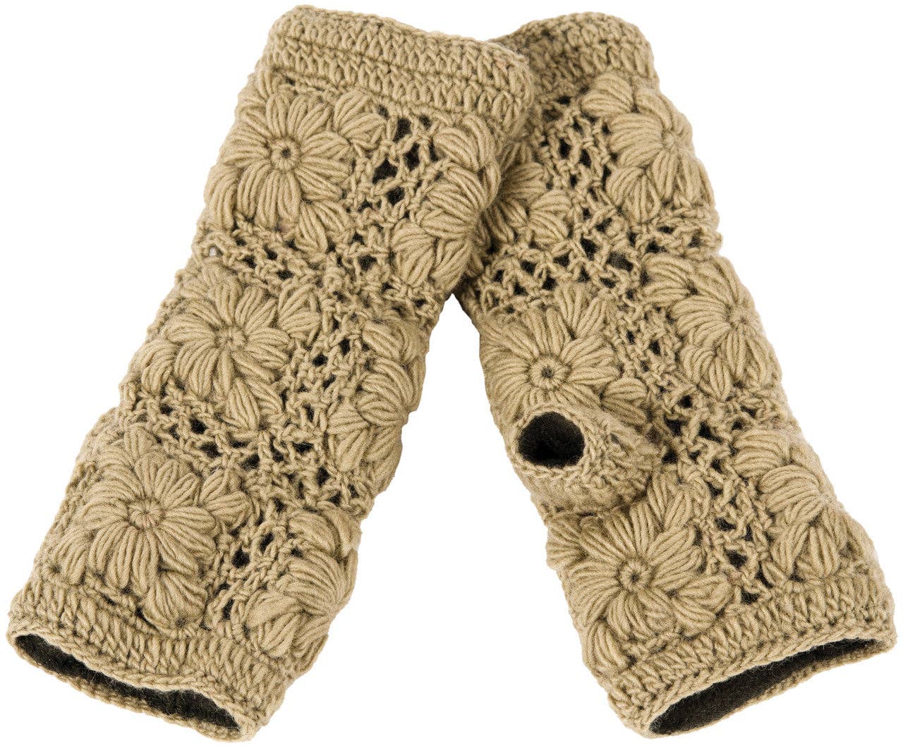 Nirvanna Designs, Inc. – wholesale Hand warmer – Flower Crochet Handwarmers34