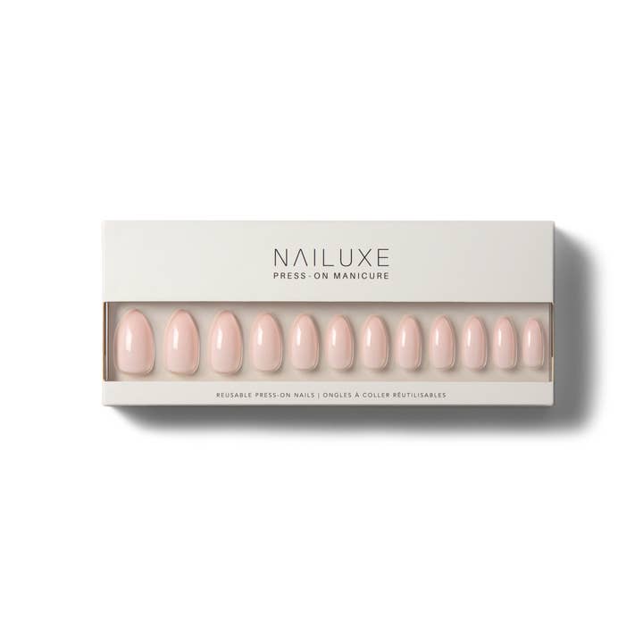 Reusable Press On Nails - Vanilla for wholesale by Nailuxe
