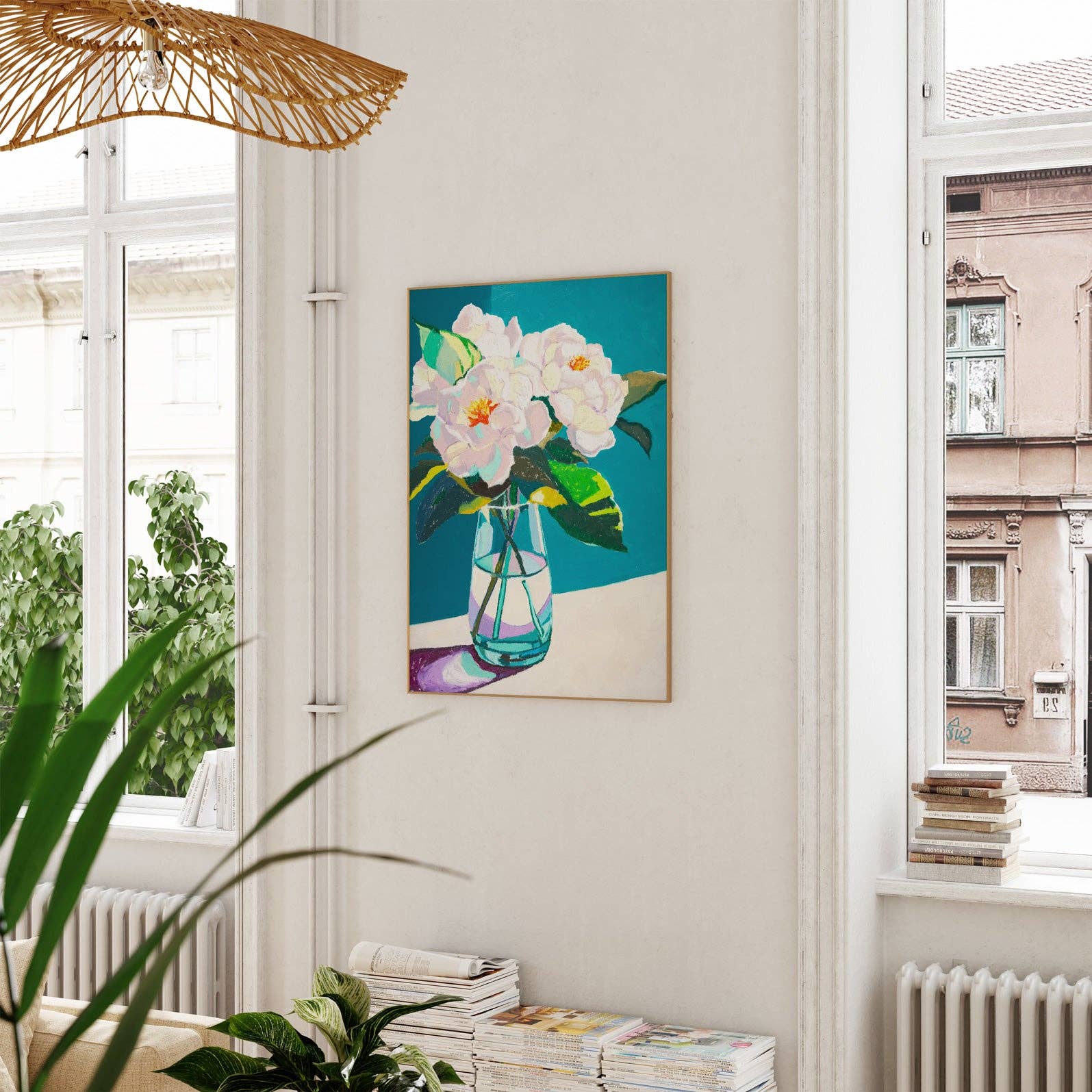 Julia Ockert - Wholesale Art Print - White Peonies Art Print7