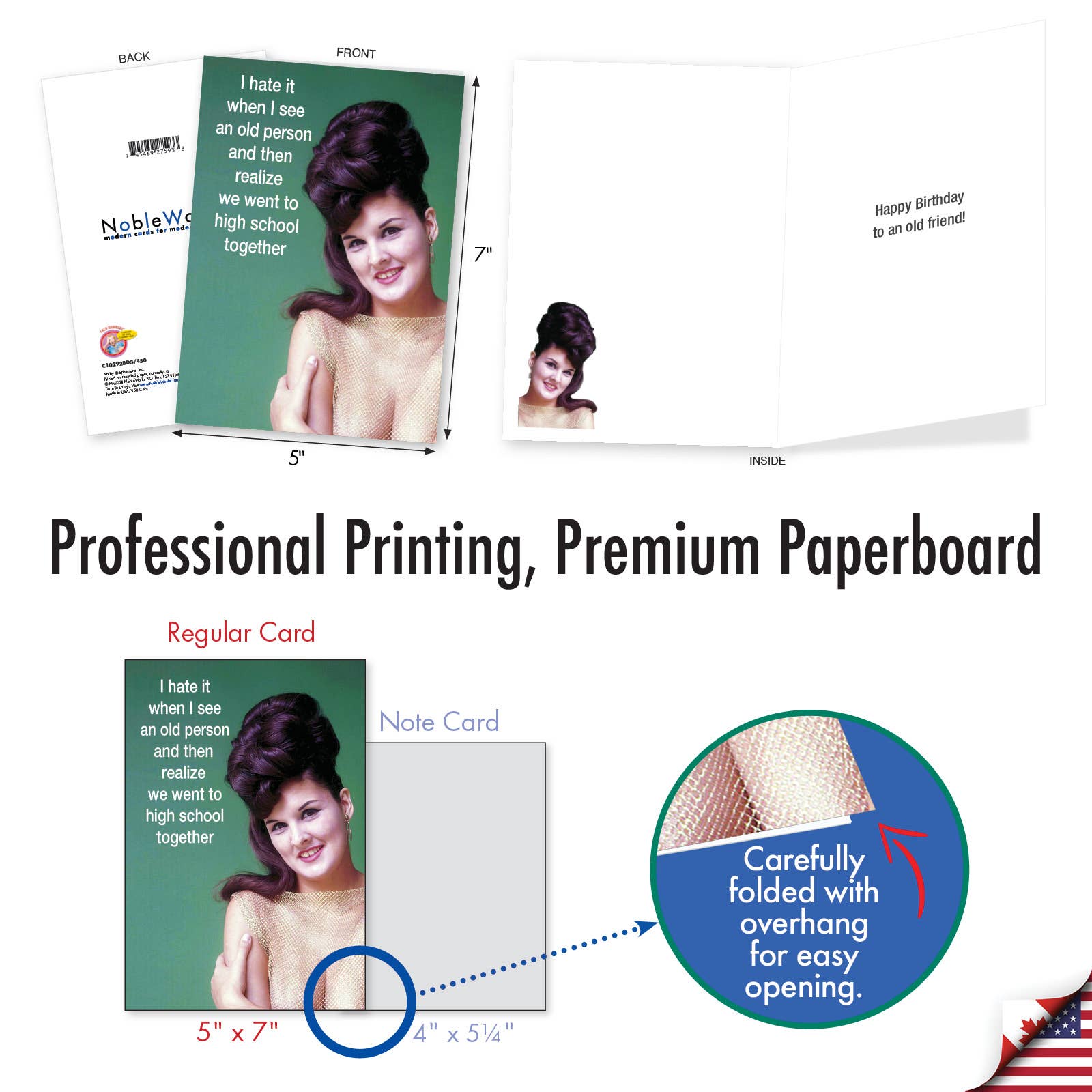 NobleWorks - Wholesale Birthday Card - Birthday Card - Old High School4