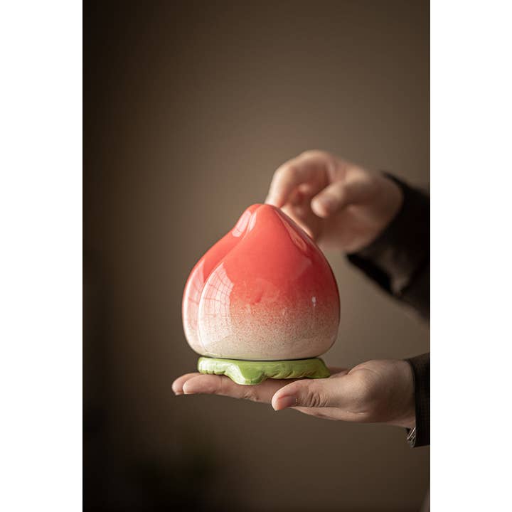 Gohobi (We cover U.S. import duties) – Großhandel Lebensmittelbehälter – Gohobi Aufbewahrungsbehälter in Pfirsichform aus Keramik4