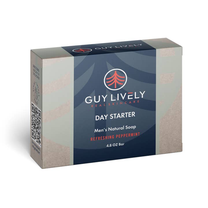 Men's Natural Bar Soap - Day Starter, 4.8oz, 1pk for wholesale by Guy Lively