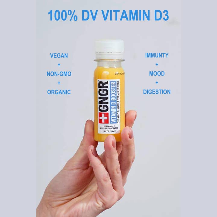 GNGR Labs - Wholesale Wellness Juice/Tonic - Vitamin D Booster Shot: Ginger for Immune & Digestive Health6