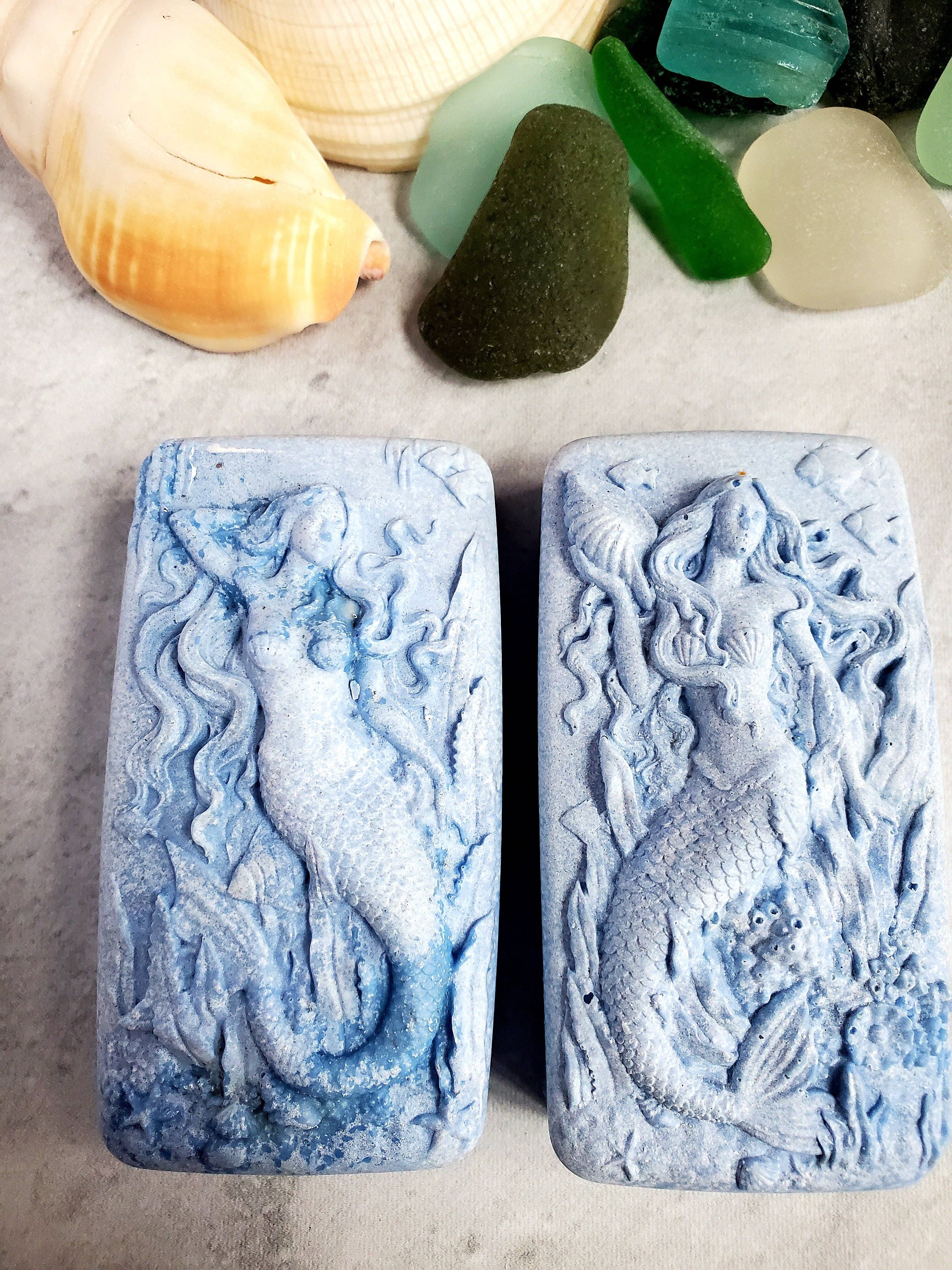 Fairyland Glade - Wholesale Bar Soap - Wild Blueberry Hidden Sea Glass Salt Soap Bar MADE TO ORDER9