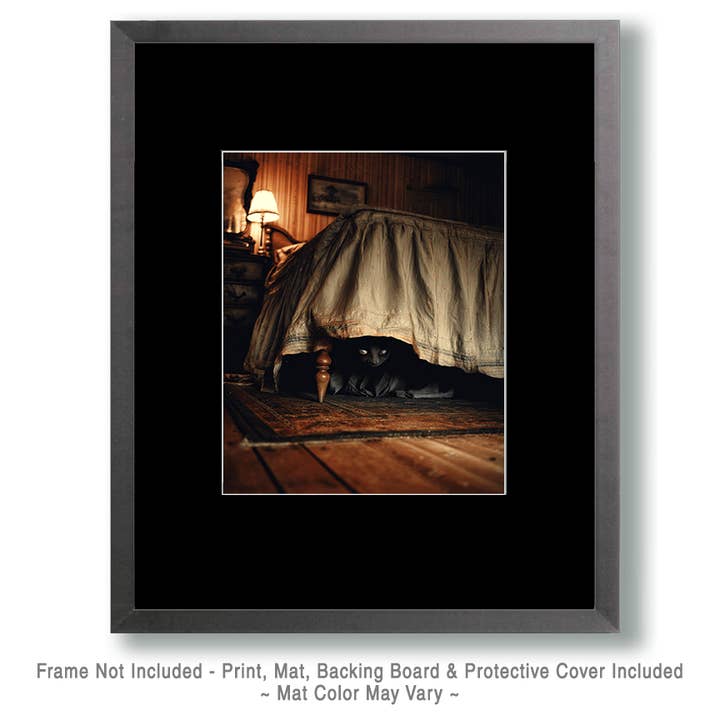 Mowbi - Wholesale Art Print - Chupacabra Under Bed Art Print - 8"x10" Artwork1