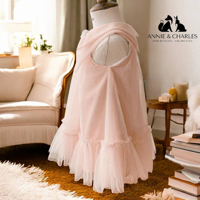 Annie & Charles - Wholesale Dress - Kids - Annie & Charles® Premium Tulle Dress BOW2