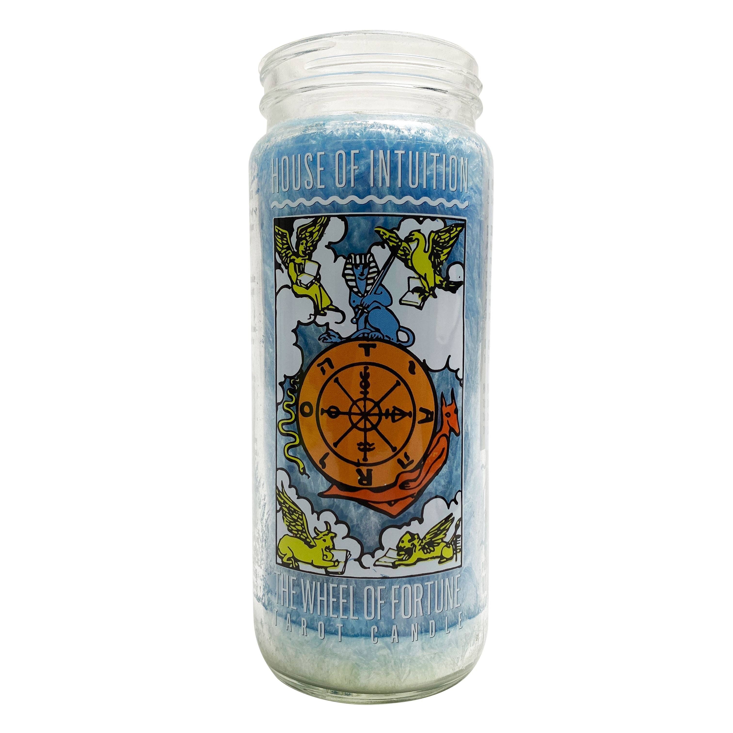 House Of Intuition - Wholesale Novelty Candle - The Wheel of Fortune Major Arcana Candle0
