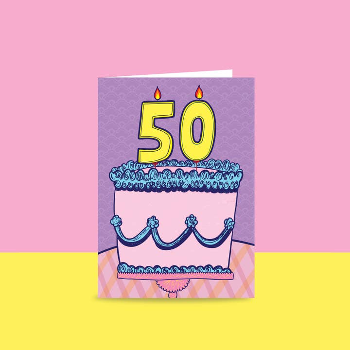 Able And Game - Wholesale Birthday card - Cake Number Birthday - Milestone Birthday Card5
