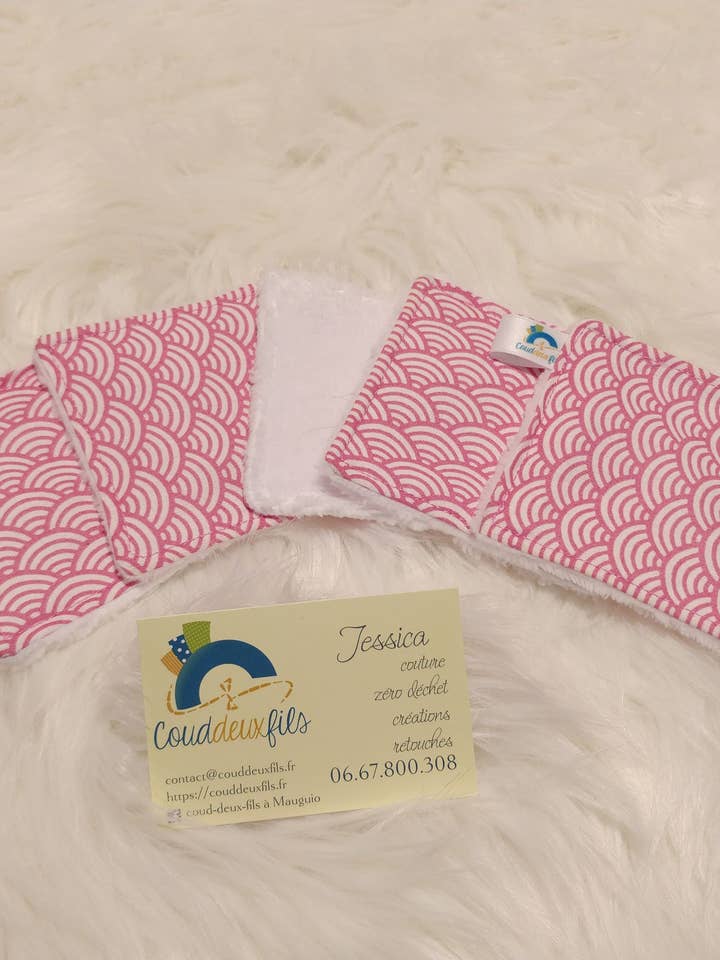 Rosa våtservetter för wholesale av Coud deux fils