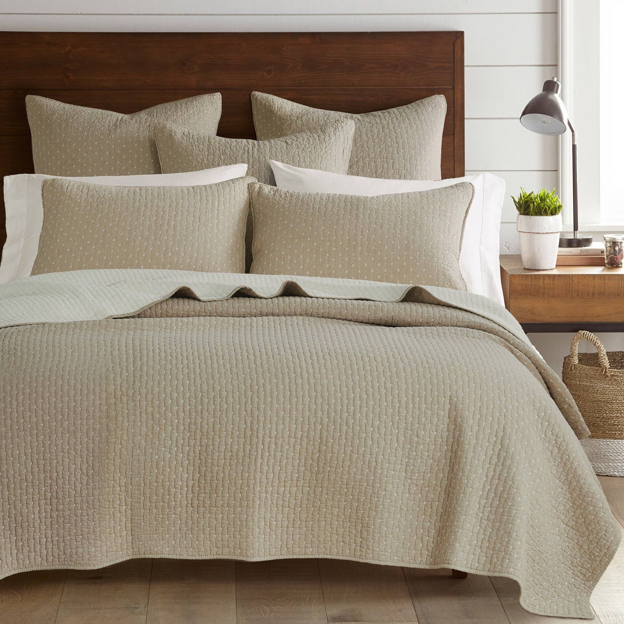 Levtex Home - Vente Parure de lit - Ensemble de couette en point de croix43