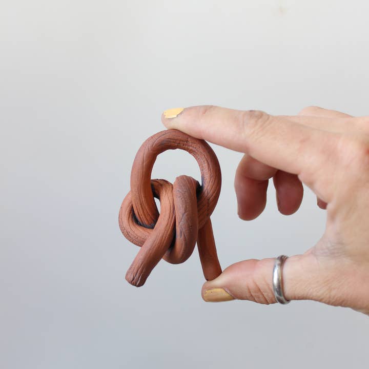 Cold Mountain Ceramics - Wholesale Decorative Tabletop Object - Ceramic Wood Knots4