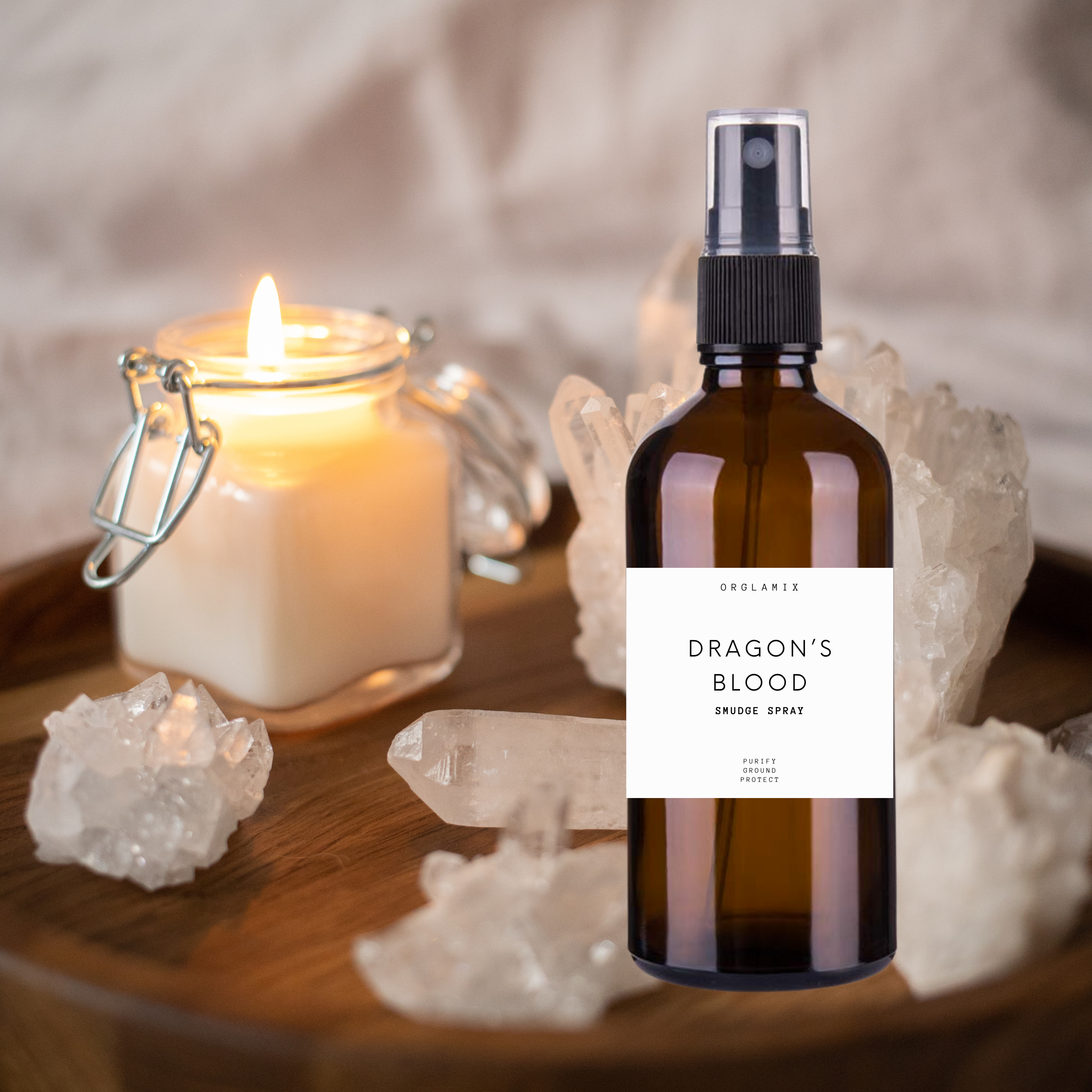 Orglamix - Vente Spray d'ambiance à la sauge - Spray Dragon’s Blood | Aromathérapie, Brume rituelle, Spray d’ambiance4