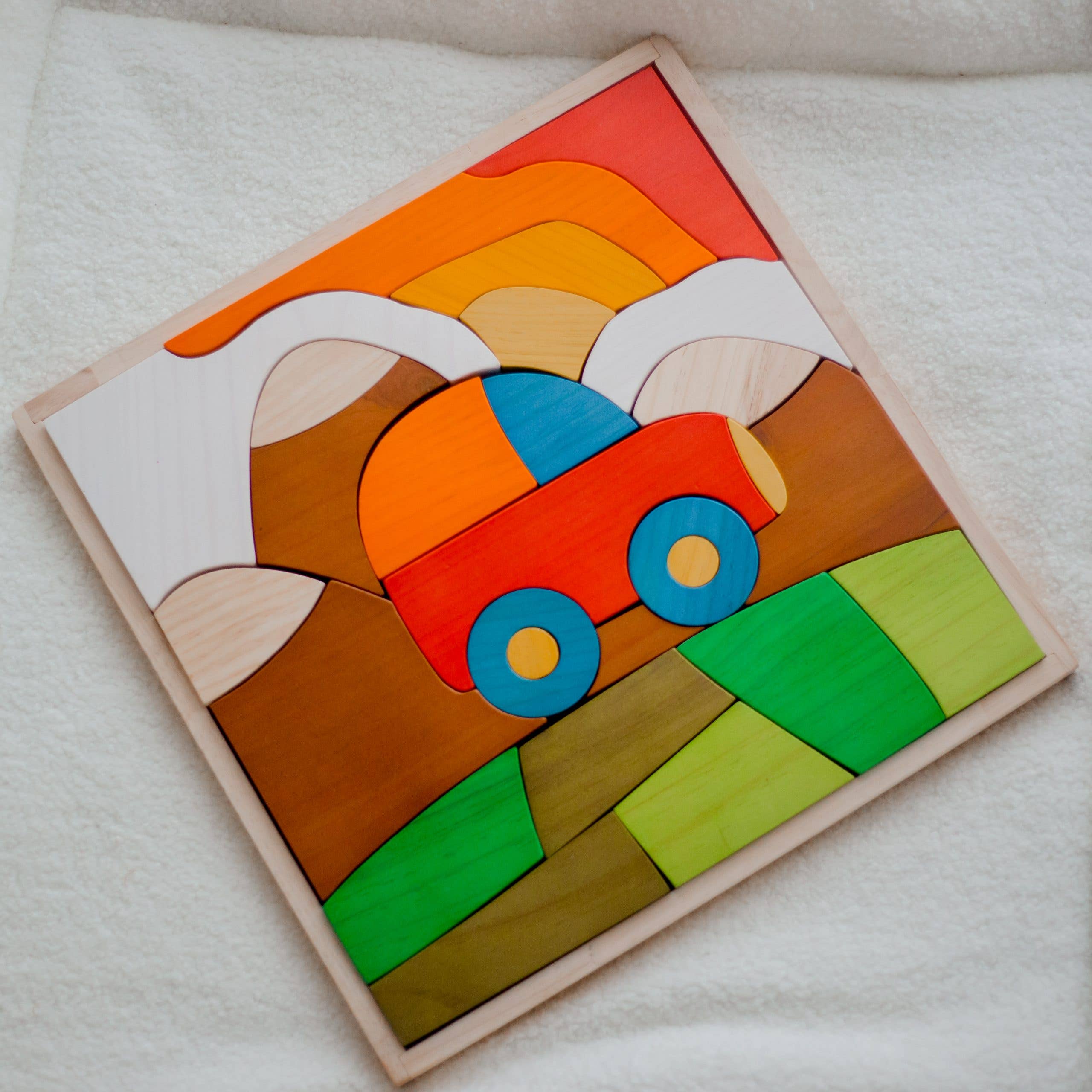 Q Toys – Großhandel Puzzle – Kinder – Auto-Puzzle- und Spielset1