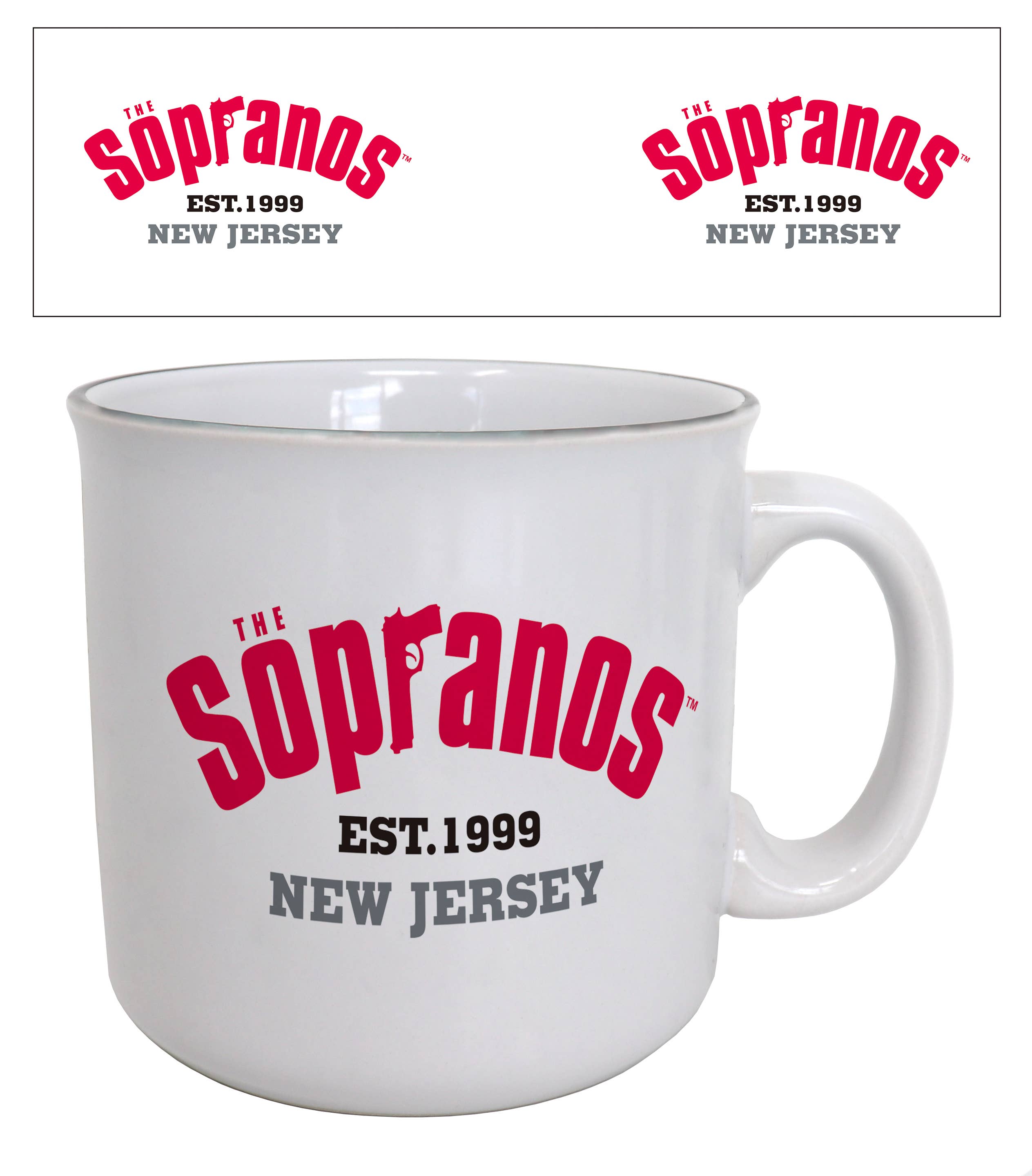 Pyramid America - Wholesale Coffee Mug - The Sopranos - Est. 1999 20oz Camper Mug