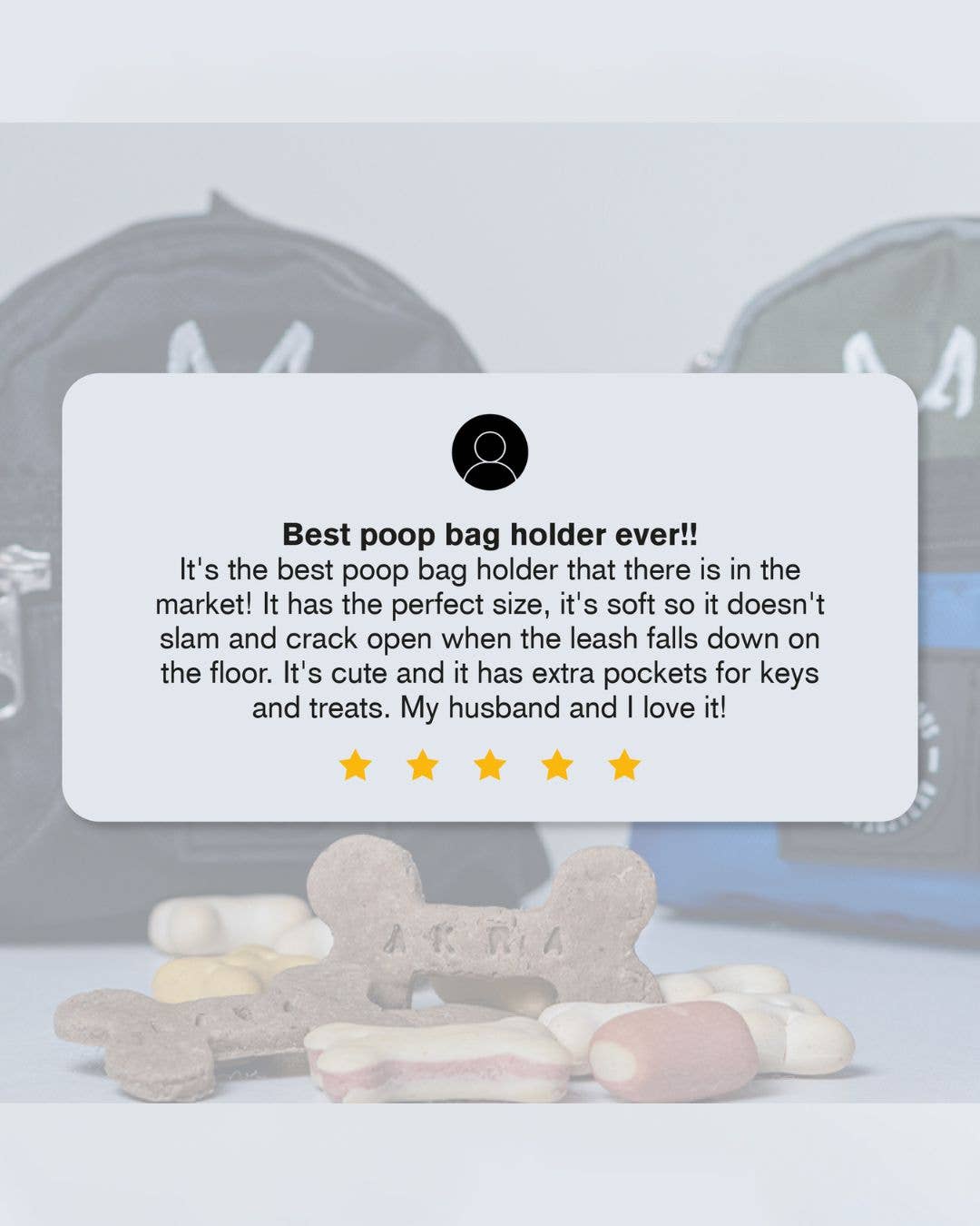 AkraCreations - Wholesale Pet Poop Bag Dispenser - Minipack – Dog Poop Bag Holder & Treat Pouch5