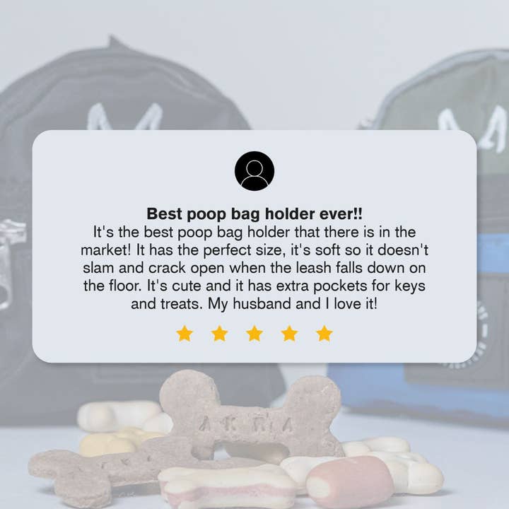 AkraCreations - Wholesale Pet Poop Bag Dispenser - Minipack – Dog Poop Bag Holder & Treat Pouch5