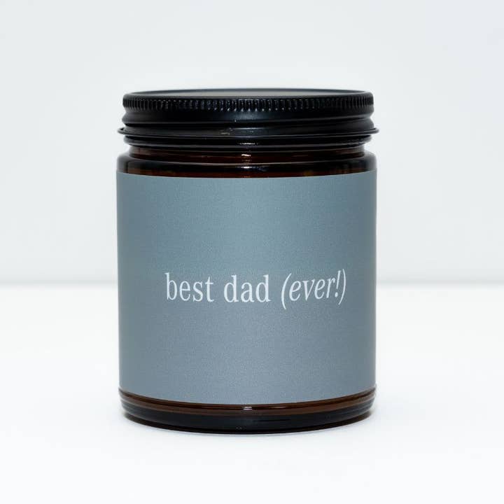 Fontana Candle Co. - Wholesale Jar/Filled Candle - Best Dad Ever Essential Oil Celebrate Jar Candle: Non-Toxic