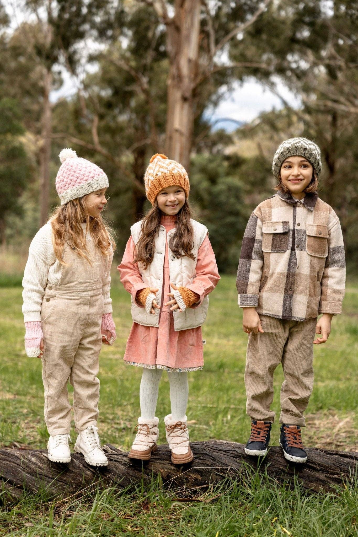 Acorn Kids - Wholesale Mittens - Kids - Bjorn Mittens Caramel6