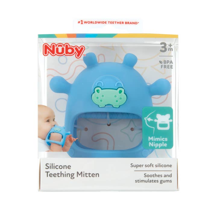 Nuby - Wholesale Teether (Not Clip-On) - Baby - Silicone Wrist Grip Teething Mittens2