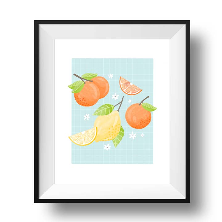 Citrus Art Print for wholesale by Holyome Design Co.