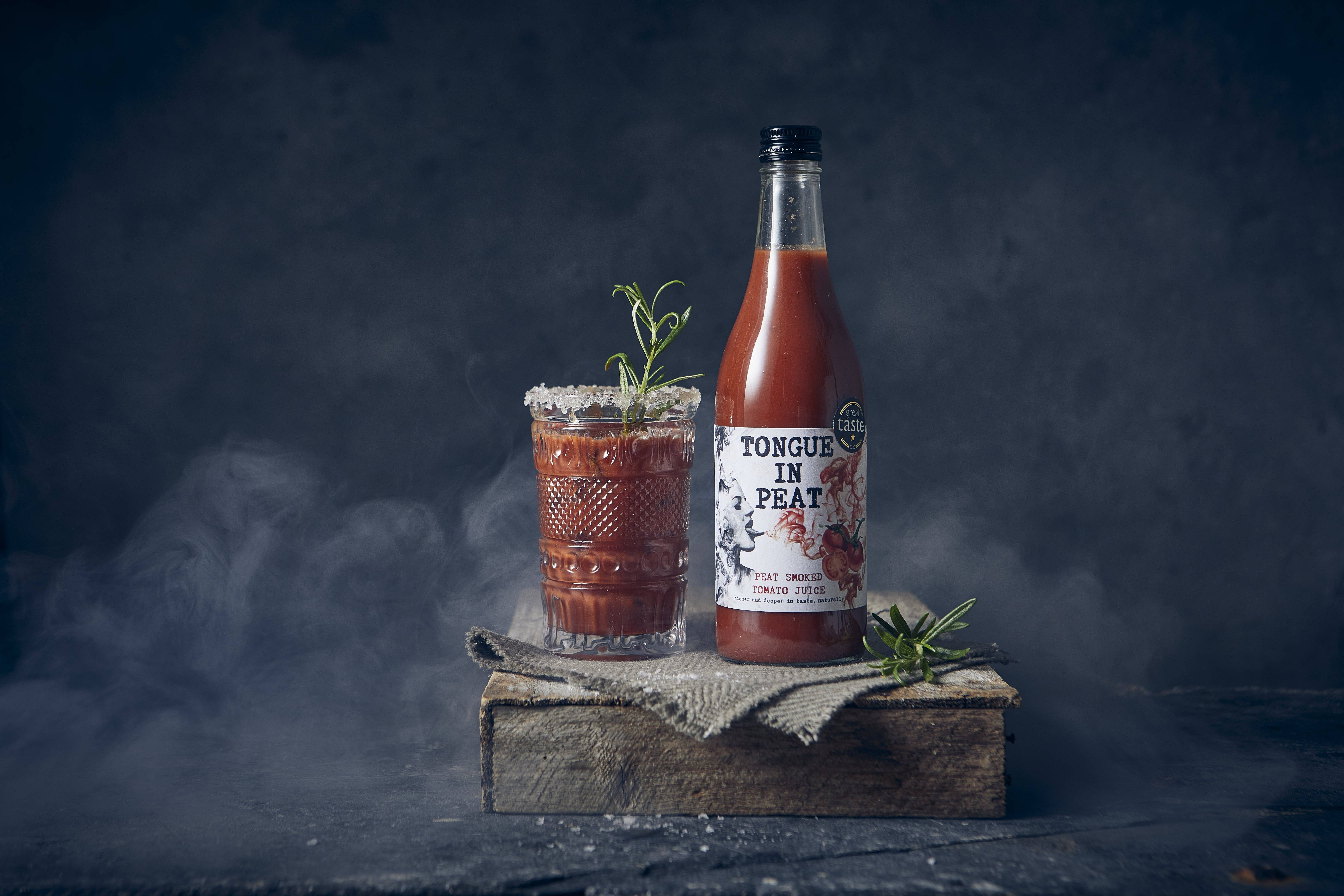 Tongue In Peat - Wholesale Cocktail Mix/Syrup - Smoked Tomato Juice Bloody Mary Cocktail Mixer 250ml/8.51oz1
