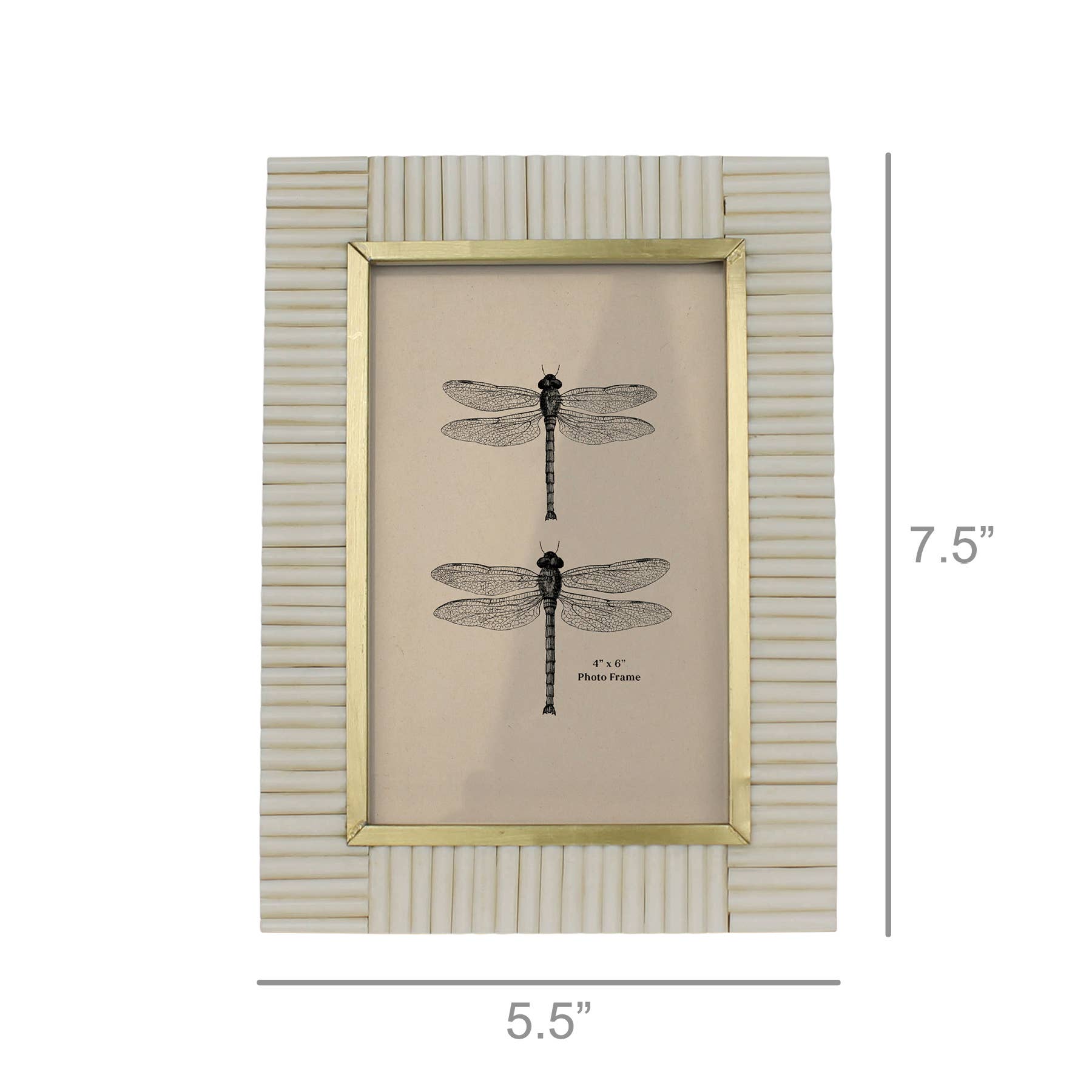 HomArt - Wholesale Picture Frame - Picture Frame, Resin&Brass - 4x63
