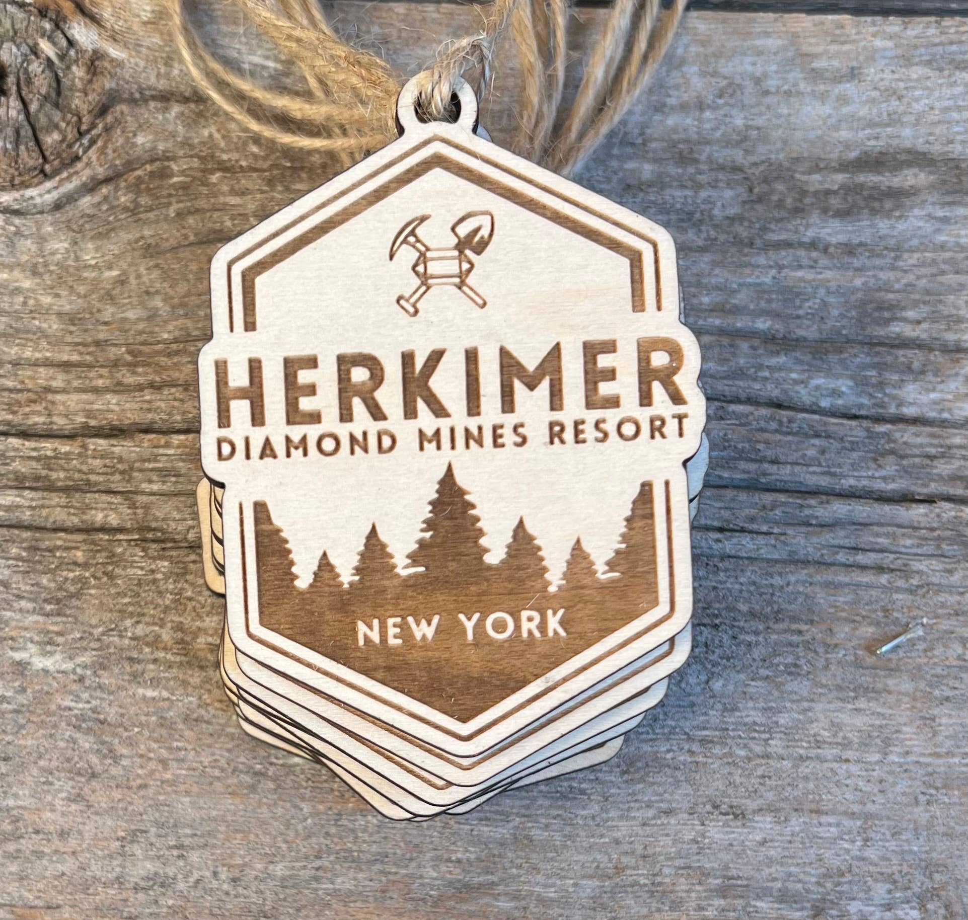 Wild Larch Creative - Wholesale Ornament - CUSTOM Wood Ornament | Custom Christmas Wood Ornament Eco27