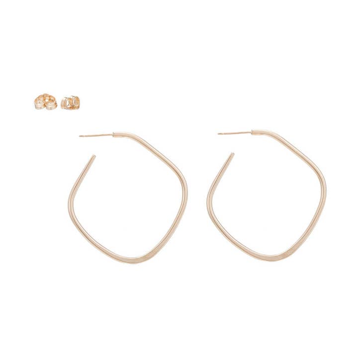 Square Hoop Earrings for wholesale by Colleen Mauer Designs