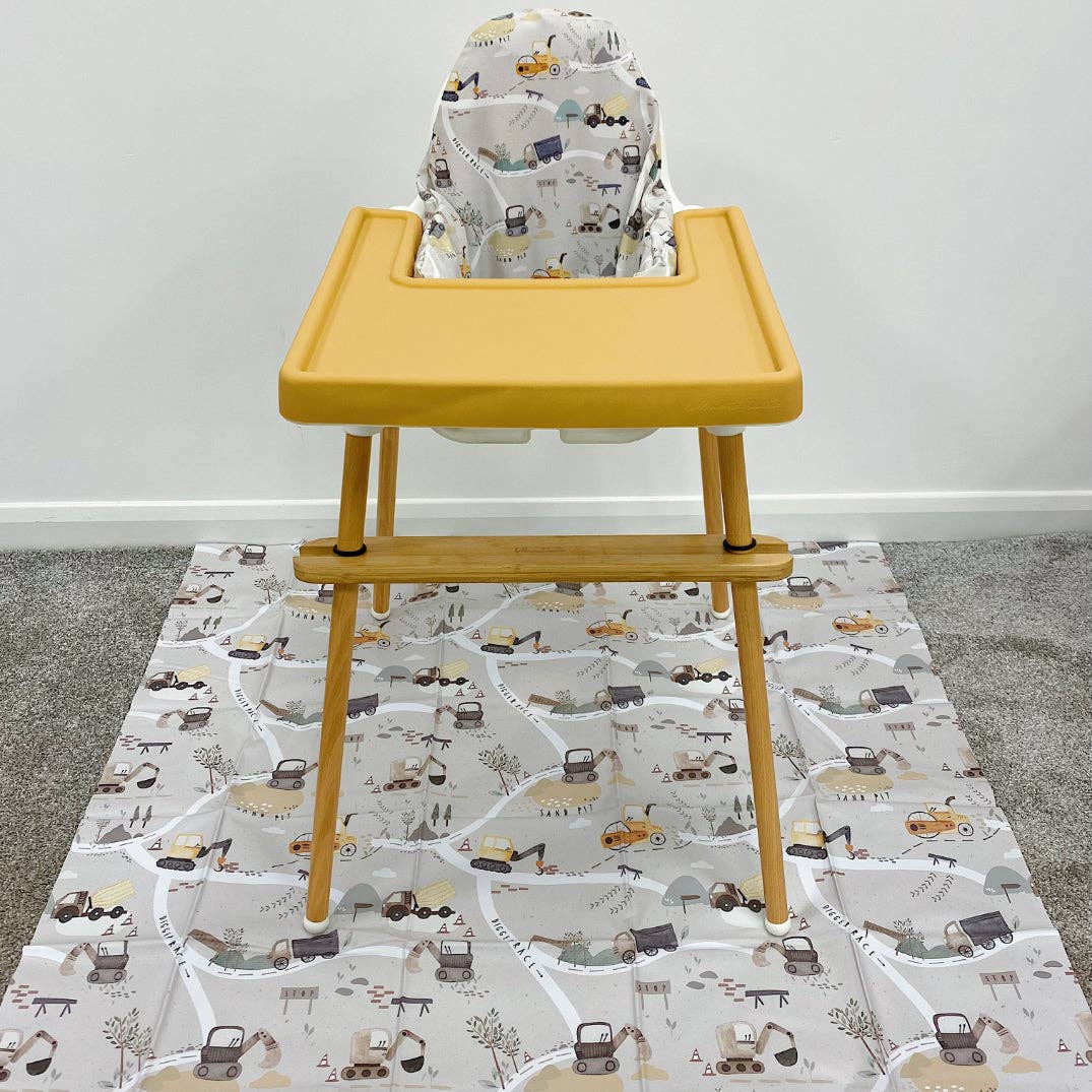 Bobbin and Bumble - Baby Changing Mats – wholesale Mat – Kids & baby – Children’s Splash Mat | Digger Land Print | Wipeable7