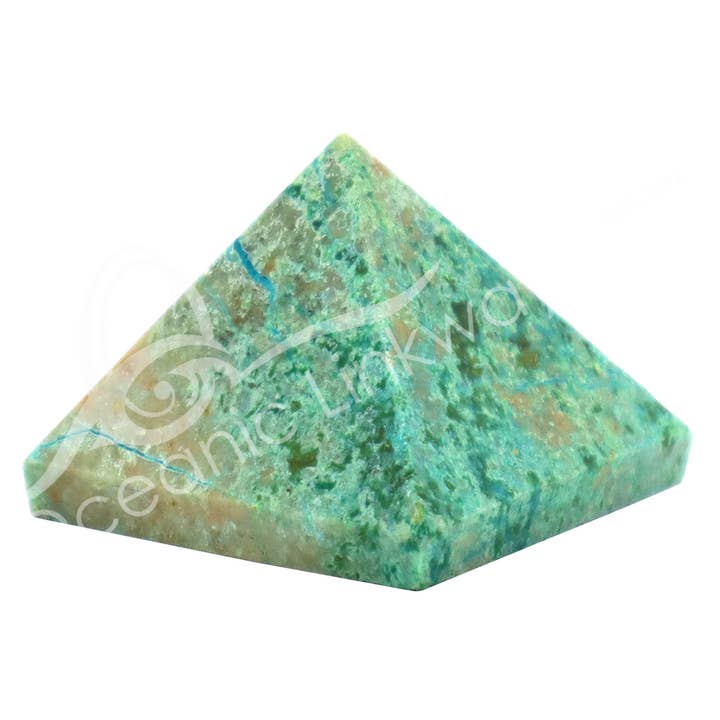 Oceanic Linkways Inc - Wholesale Spiritual Stone/Crystal - PYRAMID - TURQUOISE 1.25" (PC)