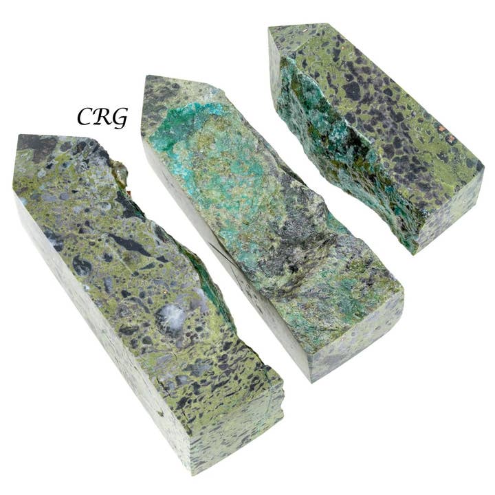 Crystal River Gems LLC - Wholesale Spiritual Stone/Crystal - Dioptase Points 1 Lb.