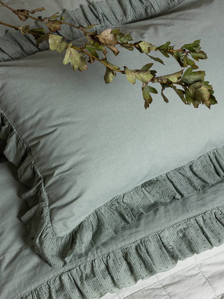 AFRODITE, taie d'oreiller, fabriquée en Italie, 100 % coton  pour la vente par OPIFICIO DEI SOGNI by David Home srl