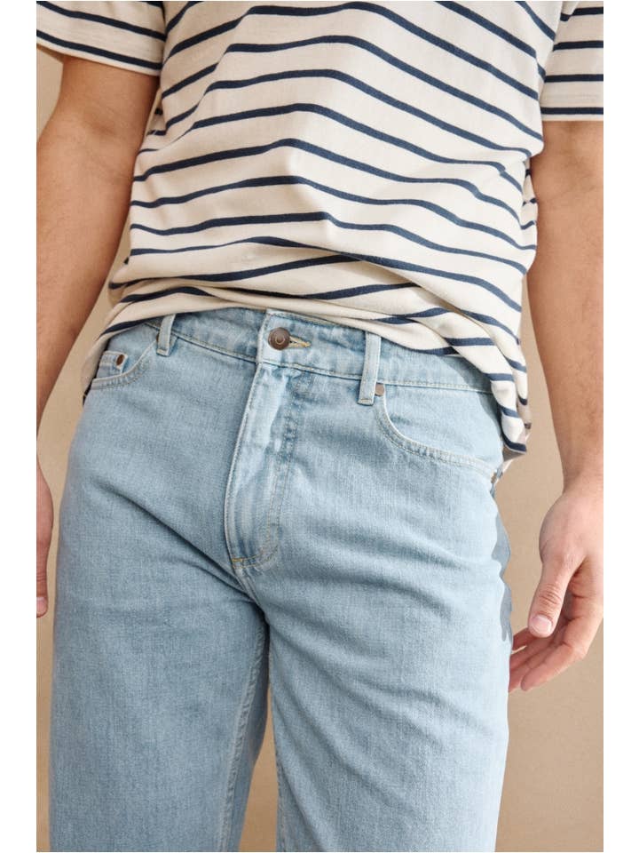 JAQK - Wholesale Jeans - Men's - Jean Semi Slim Cooper Bleach