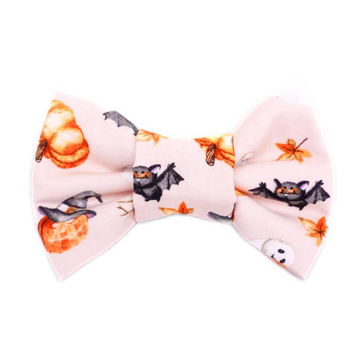 Gravata Borboleta para Cão - Halloween Rosa por atacado de Steph & Joe Art Co.