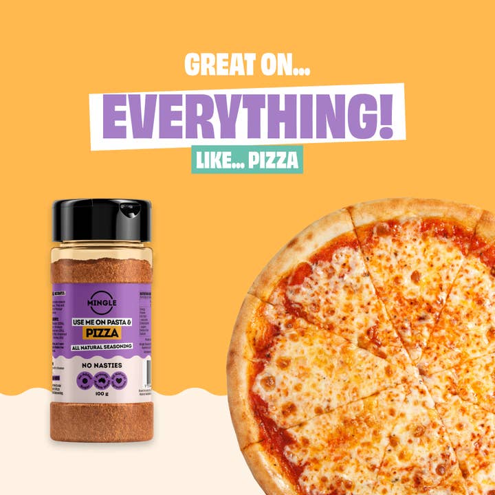 Mingle Seasoning - Wholesale Dried spice mix - LIMITED EDITION PIZZA PIZZAZ SEASONING BOTTLE4