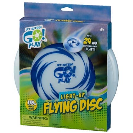 Get Outside GO!™ Play Light-Up Flying Disc for wholesale by Toysmith
