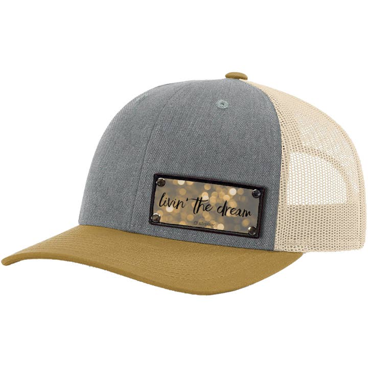 Den Traum leben Grau meliert, Birke & Amber Gold für den Großhandel von Stryder Gear