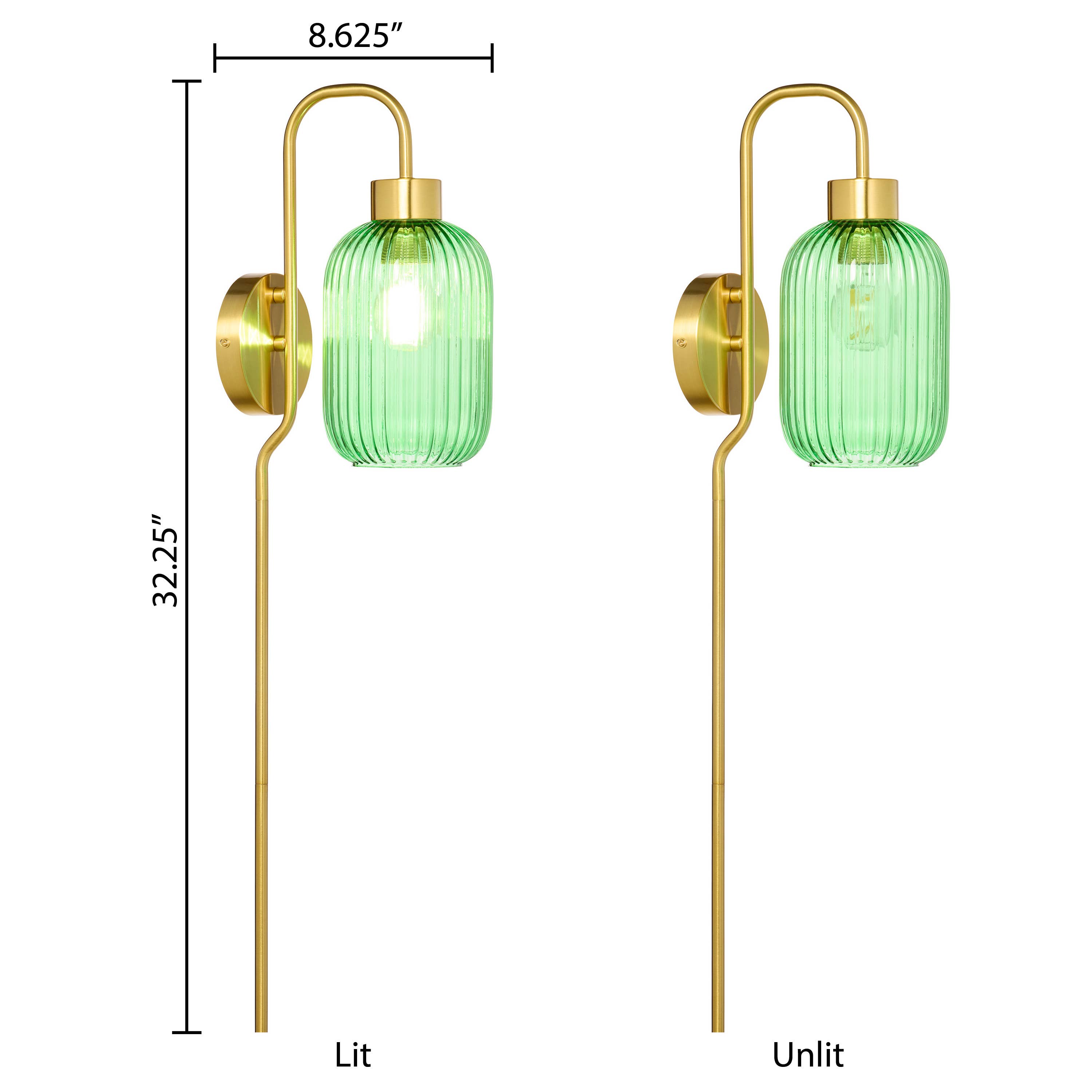 River of Goods - Wholesale Sconce - 32"H Davia Retro Wall Sconce Pink, White, Smoke, or Green20