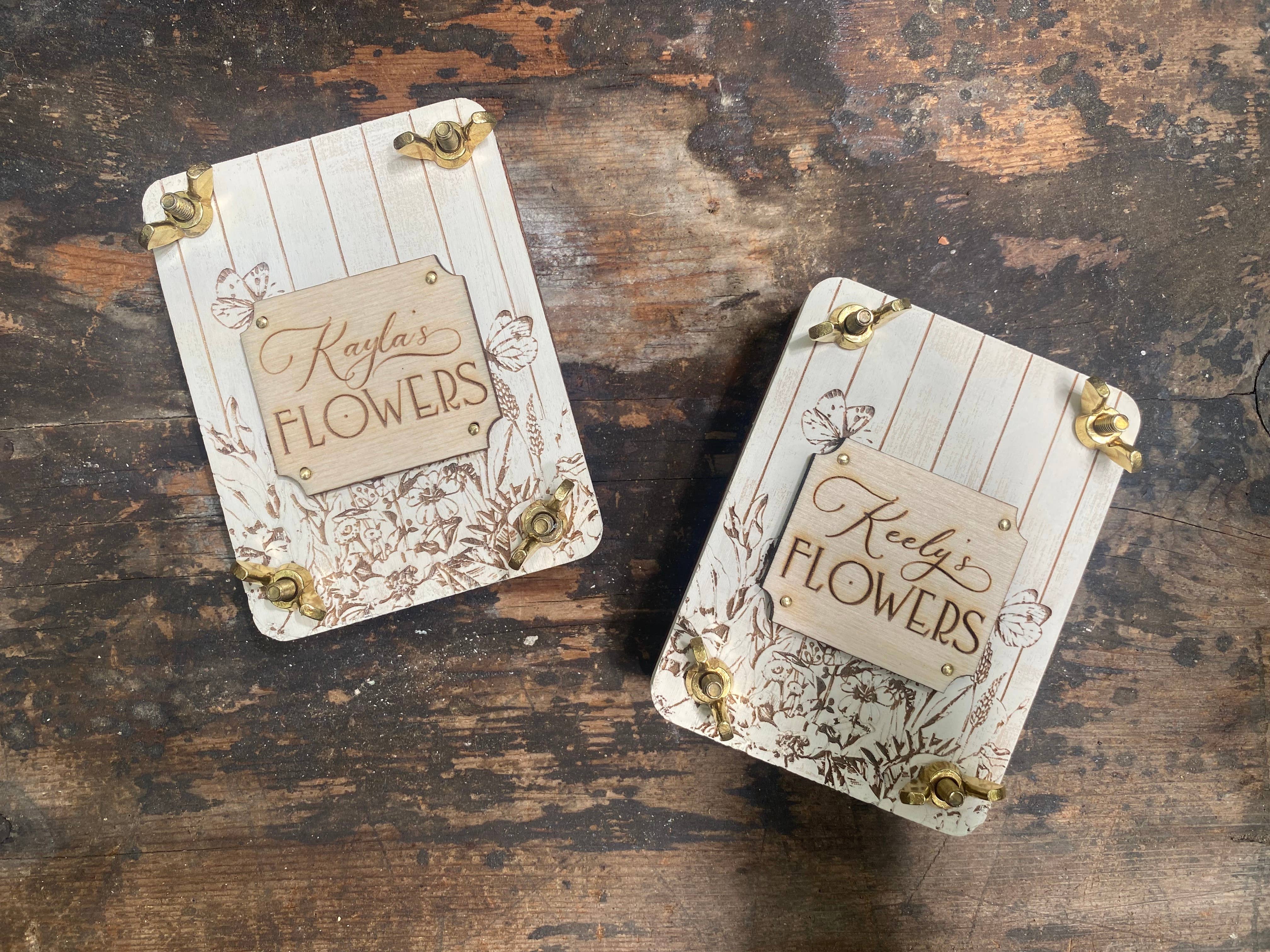 Holly Hills Lane - Wholesale Doe-het-zelf-knutselset - Wilde bloemen & Vlinders Gepersonaliseerde Bloemenpers7