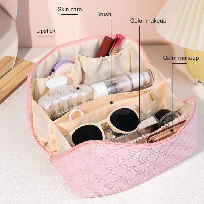 ASSORTED Makeup Pouch Travel Bag JB5526-1 (12PC) for wholesale on Faire7