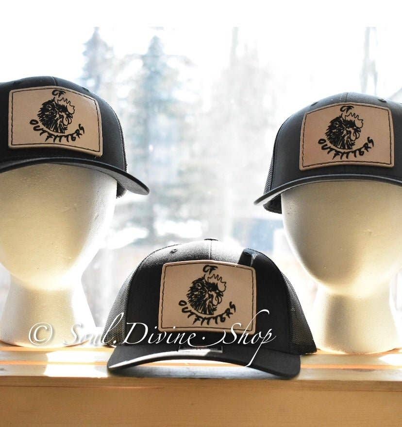 Prairie Buffalo - Wholesale Trucker Hat - Unisex - Custom Leather Hat Patches2
