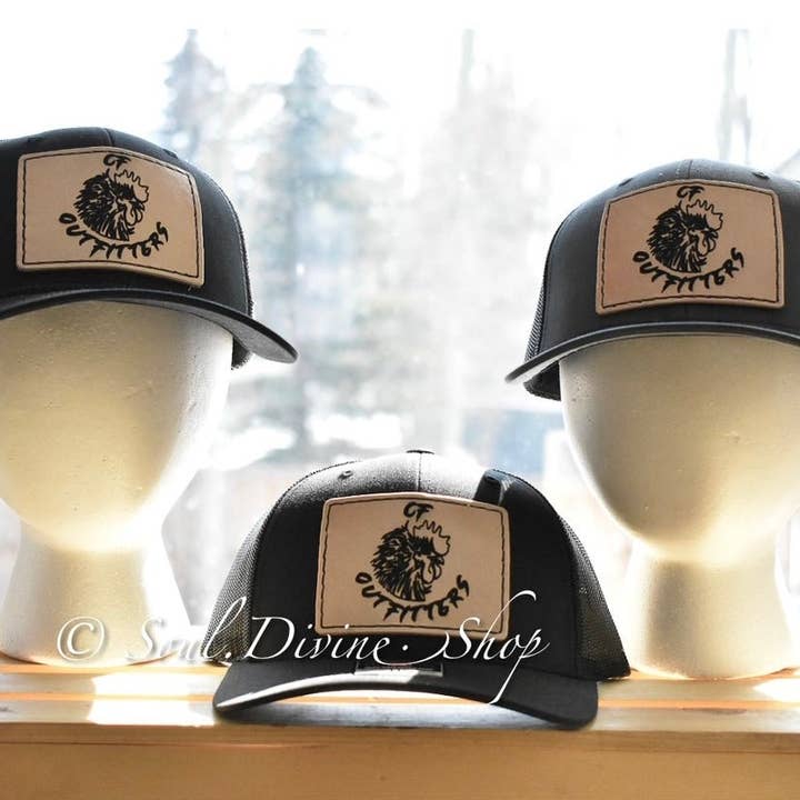 Prairie Buffalo - Wholesale Trucker Hat - Unisex - Custom Leather Hat Patches2