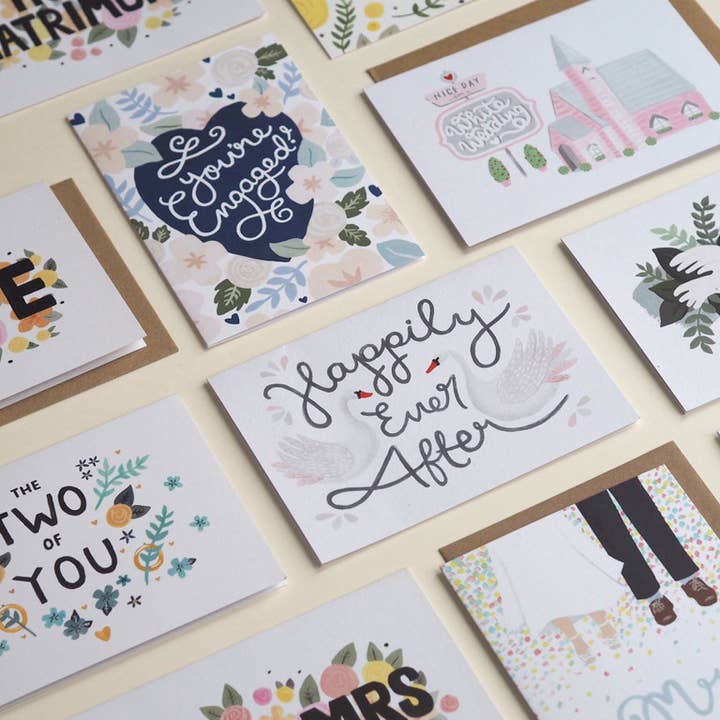 Jade Fisher – Großhandel Hochzeitskarte – Hochzeitskarte mit Aufschrift „Gonna Get Married“, weiße Kapelle3